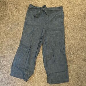 SOLD J. Crew Elastic Chambray Pants